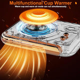 2-in-1 Thermostatic Cup Mat & Warm Air Blower