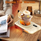 2-in-1 Thermostatic Cup Mat & Warm Air Blower