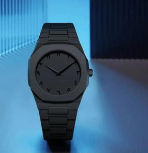 Men's Black Quartz Watch - 1 Pc Classic Timepiece
