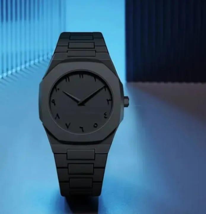 Men's Black Quartz Watch - 1 Pc Classic Timepiece