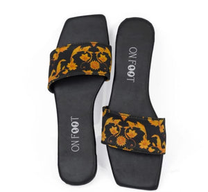 Women's Rexine Casual Flats - Black