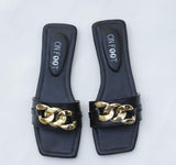 Women's Rexine Casual Flats Black