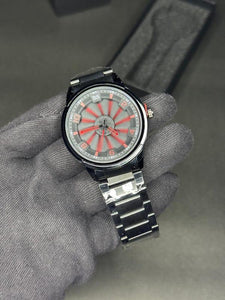 Steel Spinning Watch With Box