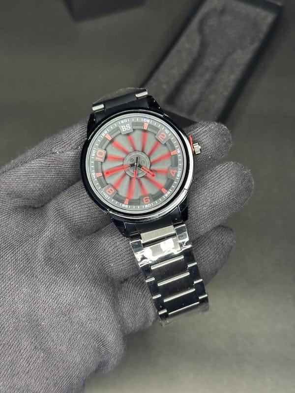 Steel Spinning Watch With Box