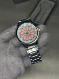 Steel Spinning Watch With Box