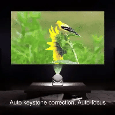 4K Mini Projector and wireless streaming