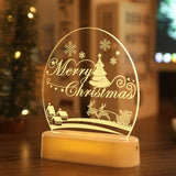 Overview "Merry Christmas" night light