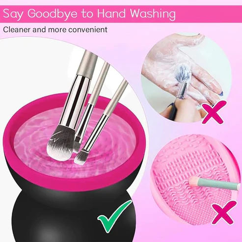Makeup Brush Cleaner Machine - Electric Make up Brushes Cleaner Cleanser Professional Tool